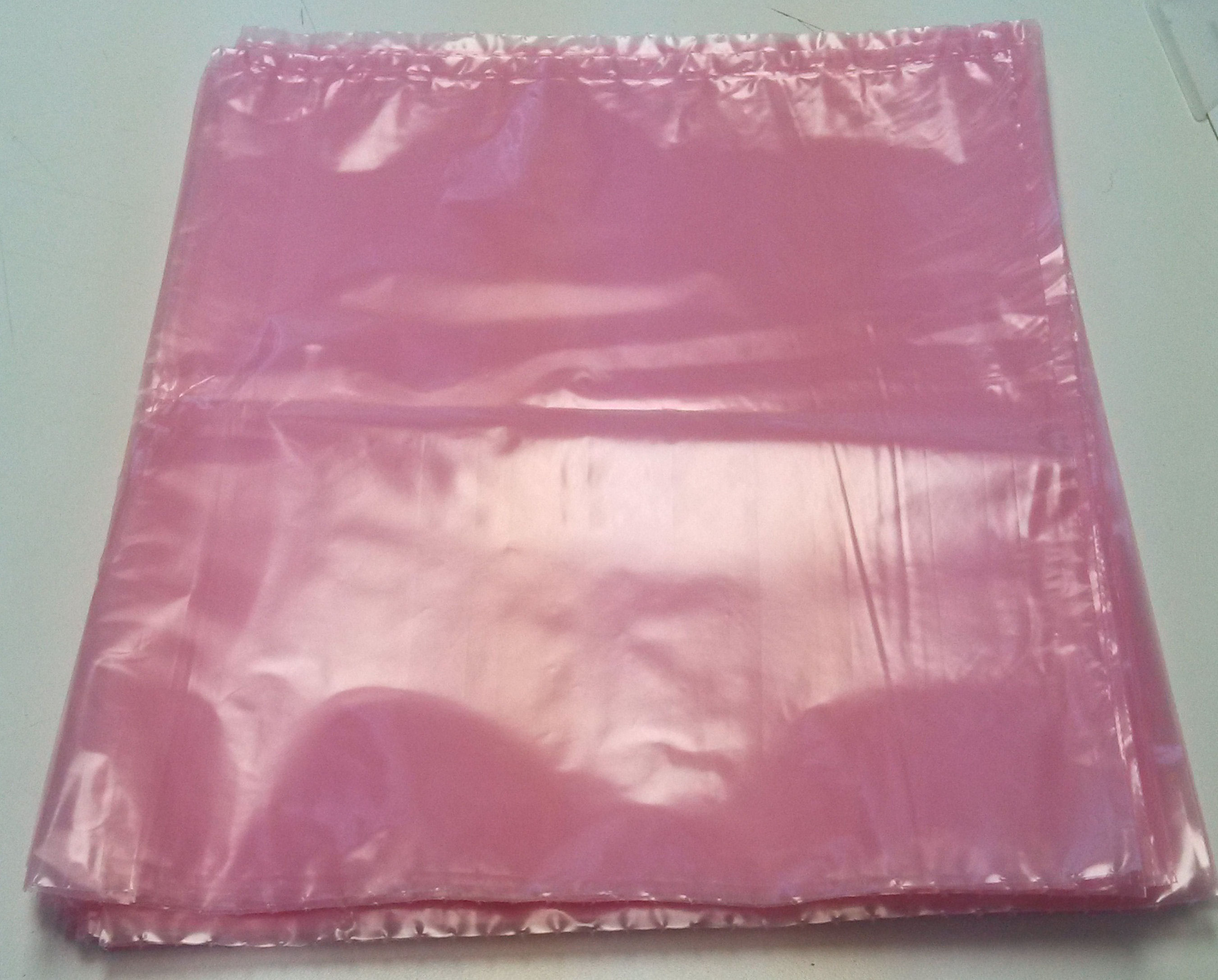 25 12X15" 2 MIL ANTI STATIC PINK POLY OPEN TOP BAGS MOTHERBOARDS